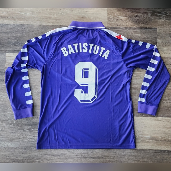Fiorentina 98-99 Home #9 BATISTUTA Jersey - Picture 2 of 7
